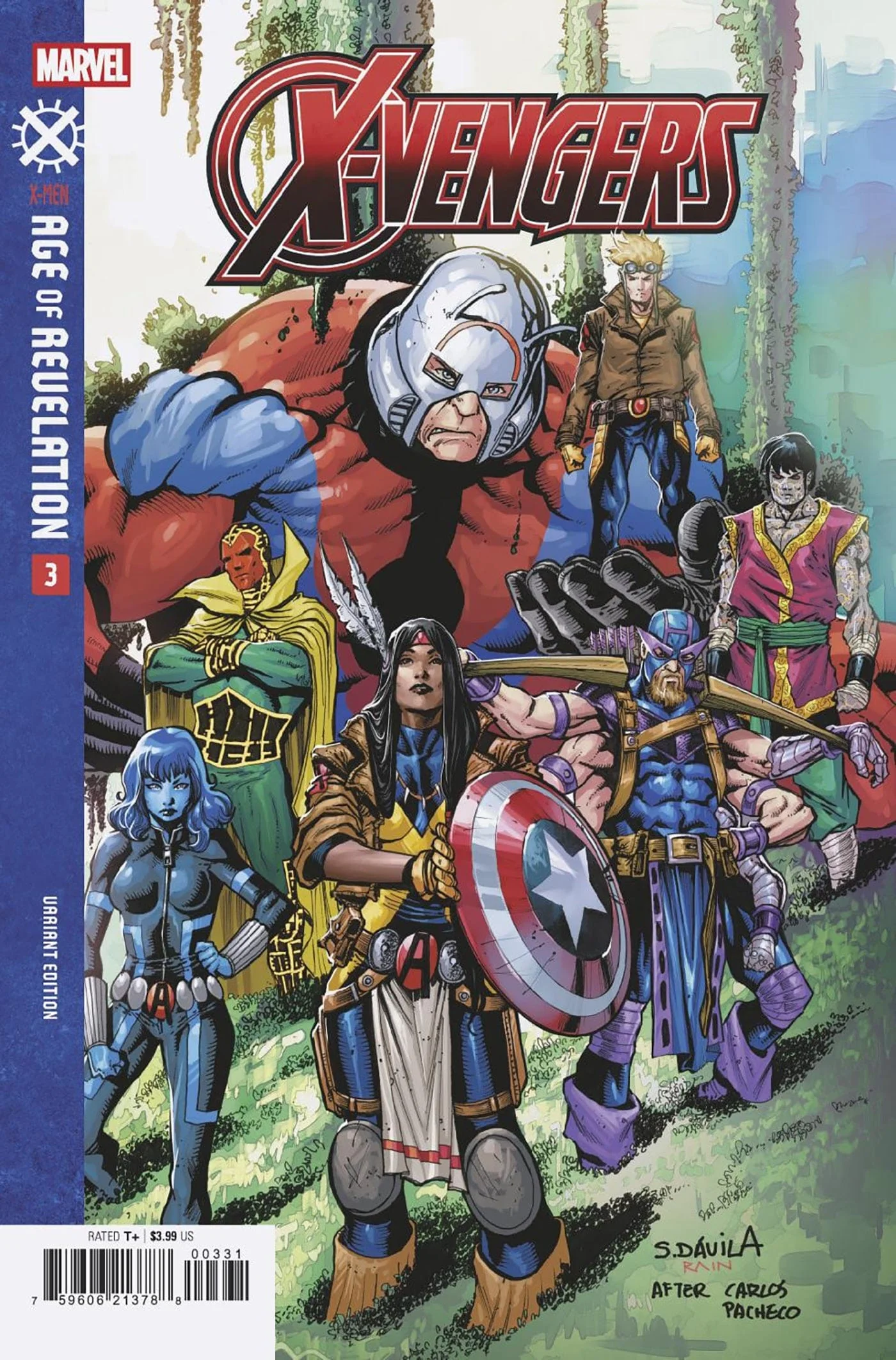X-VENGERS #3 SERGIO DAVILA VARIANT [AOR]