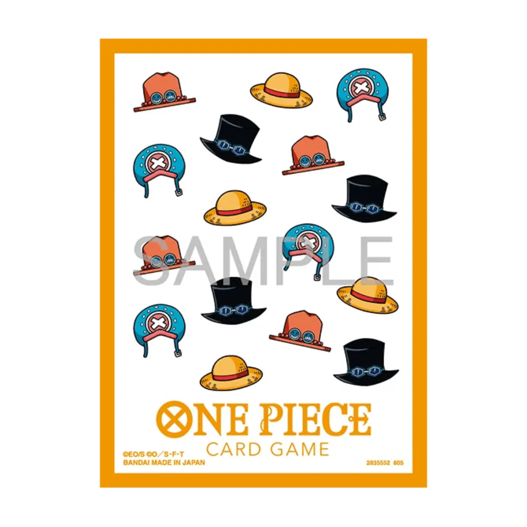 One Piece TCG Sleeves - All-over hat pattern (70ct)