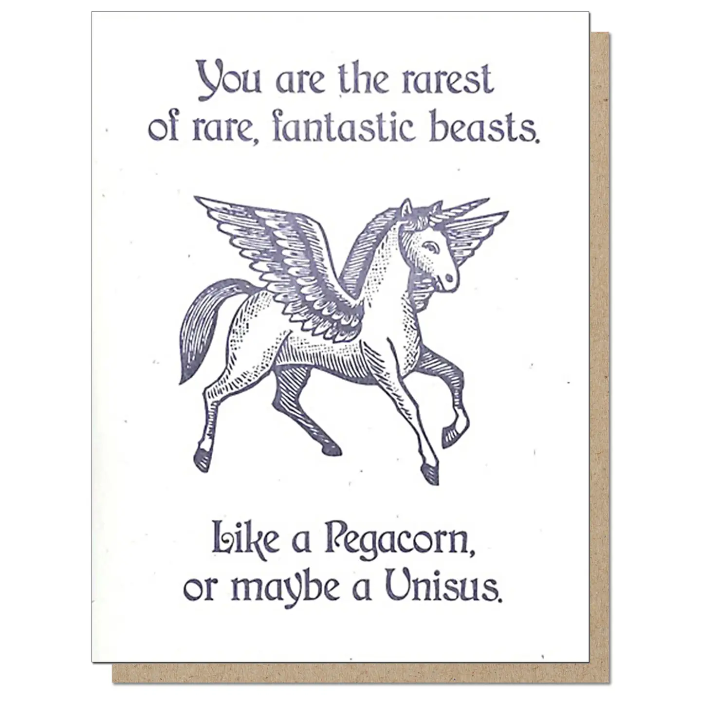 Pegacorn Card Greeting Card