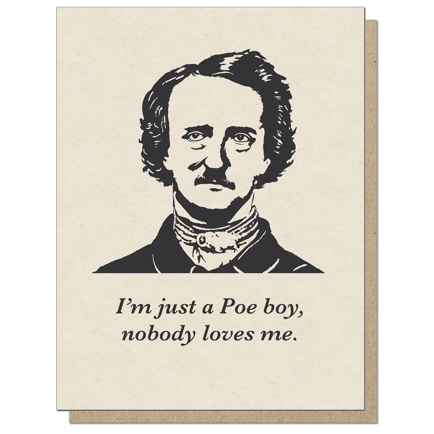 Poe Boy Greeting Card