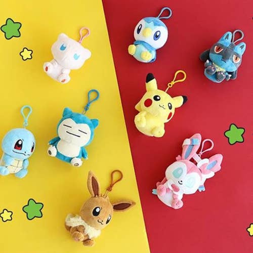 POKEMON CUTIE POP PLUSH BACKPACK KEYCHAIN - SYLVEON 11CM - Image 2