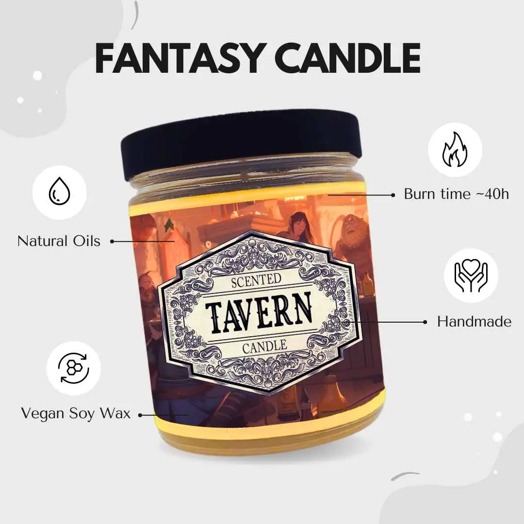 Scented Candle Tavern with Surprise D20 Dice - Image 2