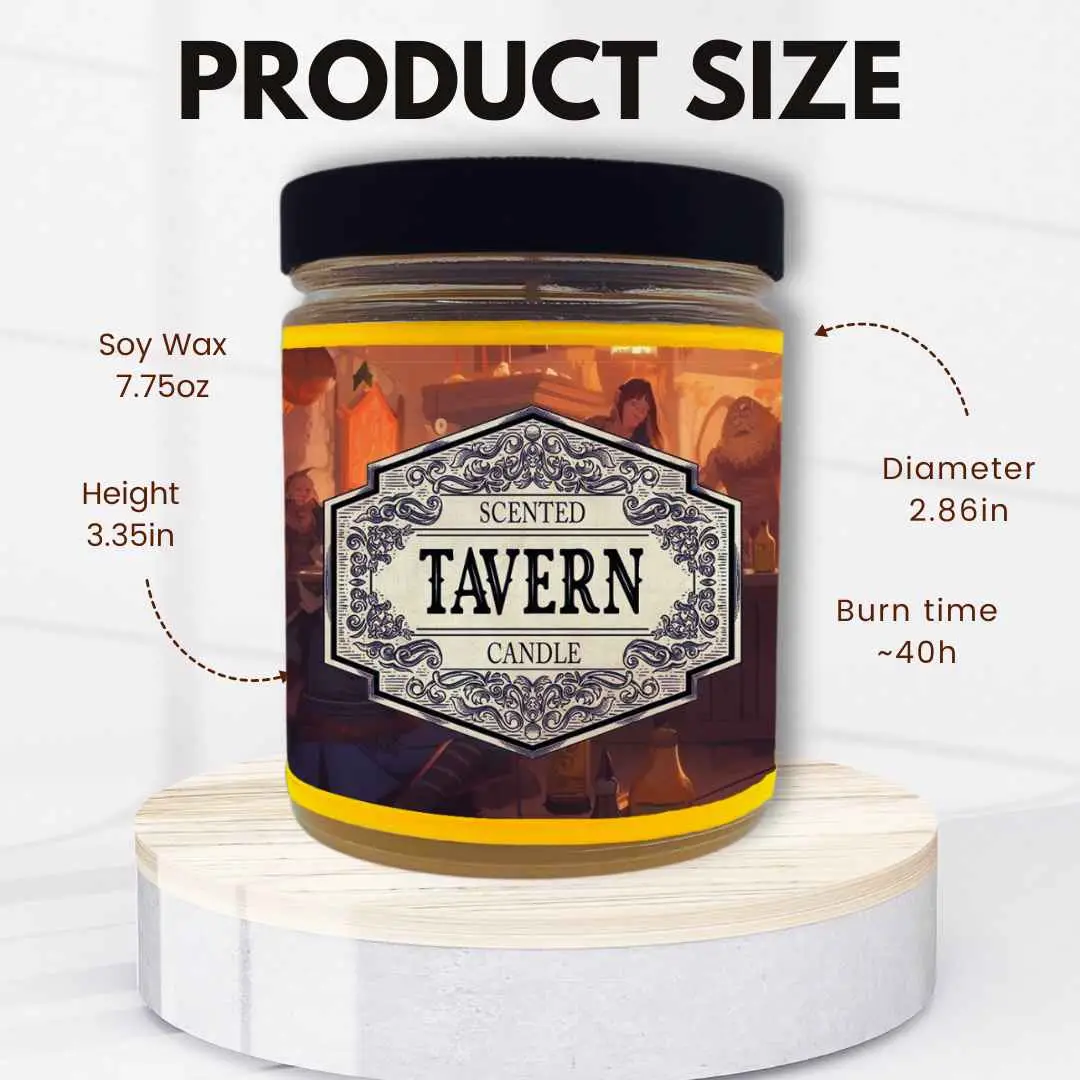 Scented Candle Tavern with Surprise D20 Dice - Image 3