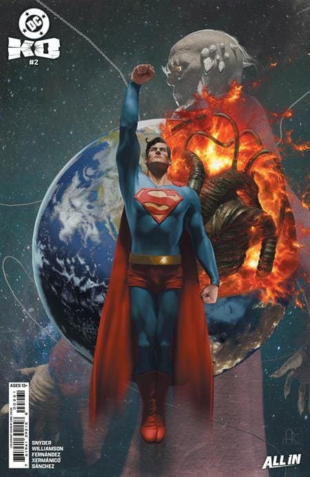 DC K.O. #2 (OF 4) CVR K INC 1:25 ARIEL COLON SPECIAL EFFECT CARD STOCK VAR