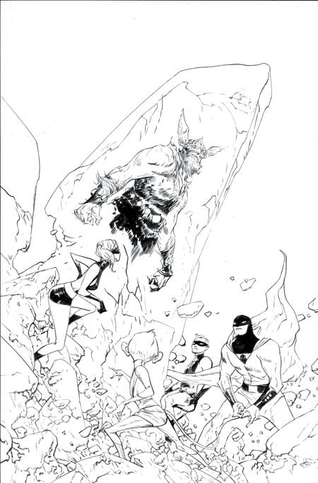 SPACE GHOST (2025) #3 CVR I INC 1:15 JAE LEE LINE ART VIRGIN VAR