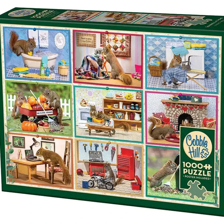 Squirrels At Home 1000pc Puzzle