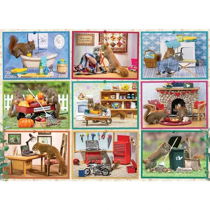 Squirrels At Home 1000pc Puzzle - Image 2