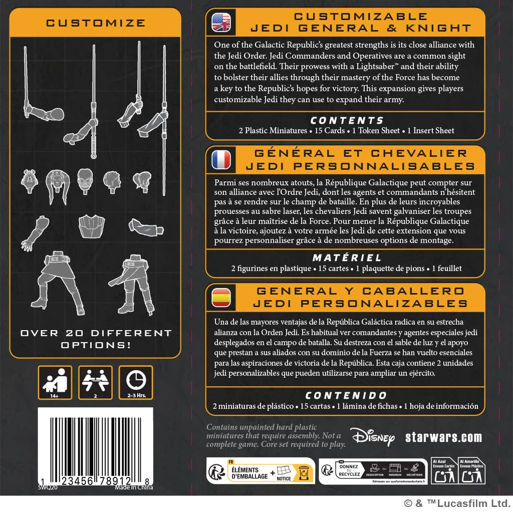 Star Wars: Legion - Customizable Jedi General and Knight - Image 2