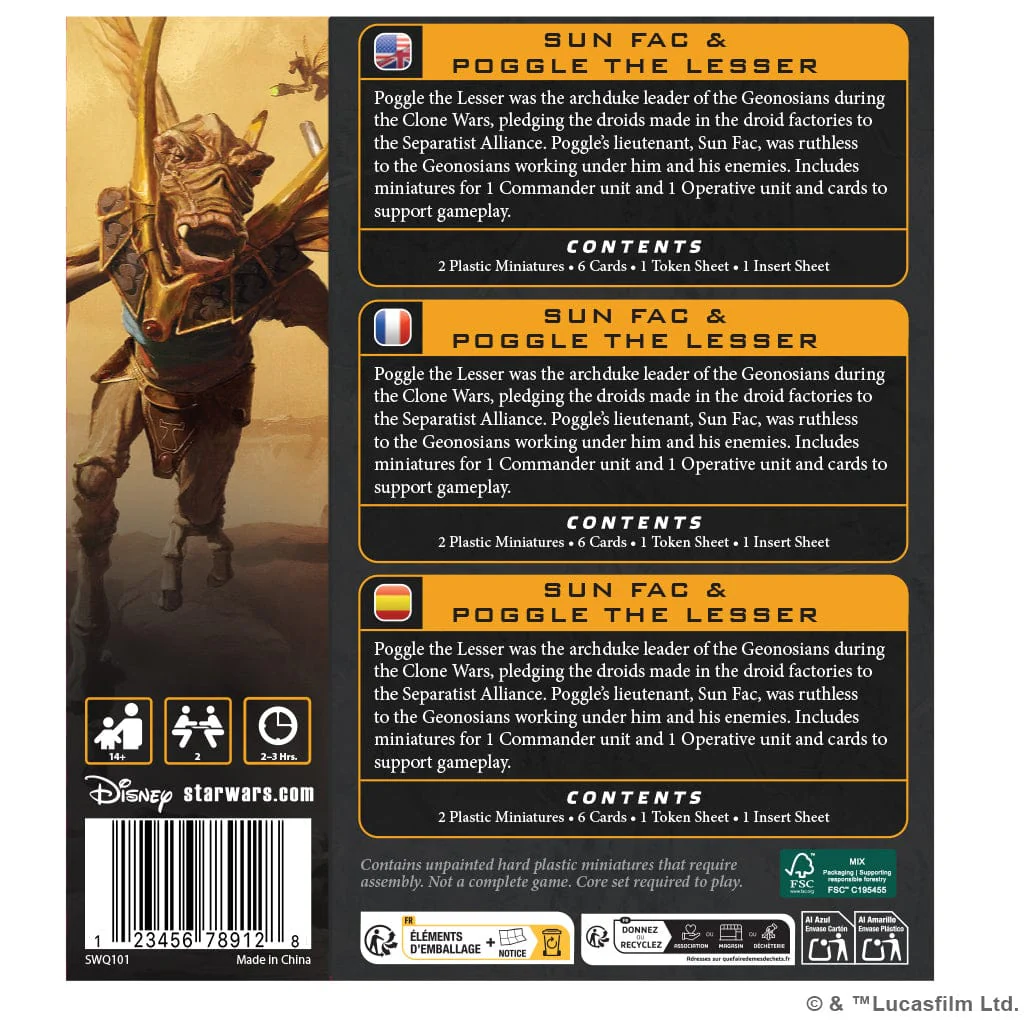 Star Wars: Legion – Poggle the Lesser & Sun Fac - Image 3
