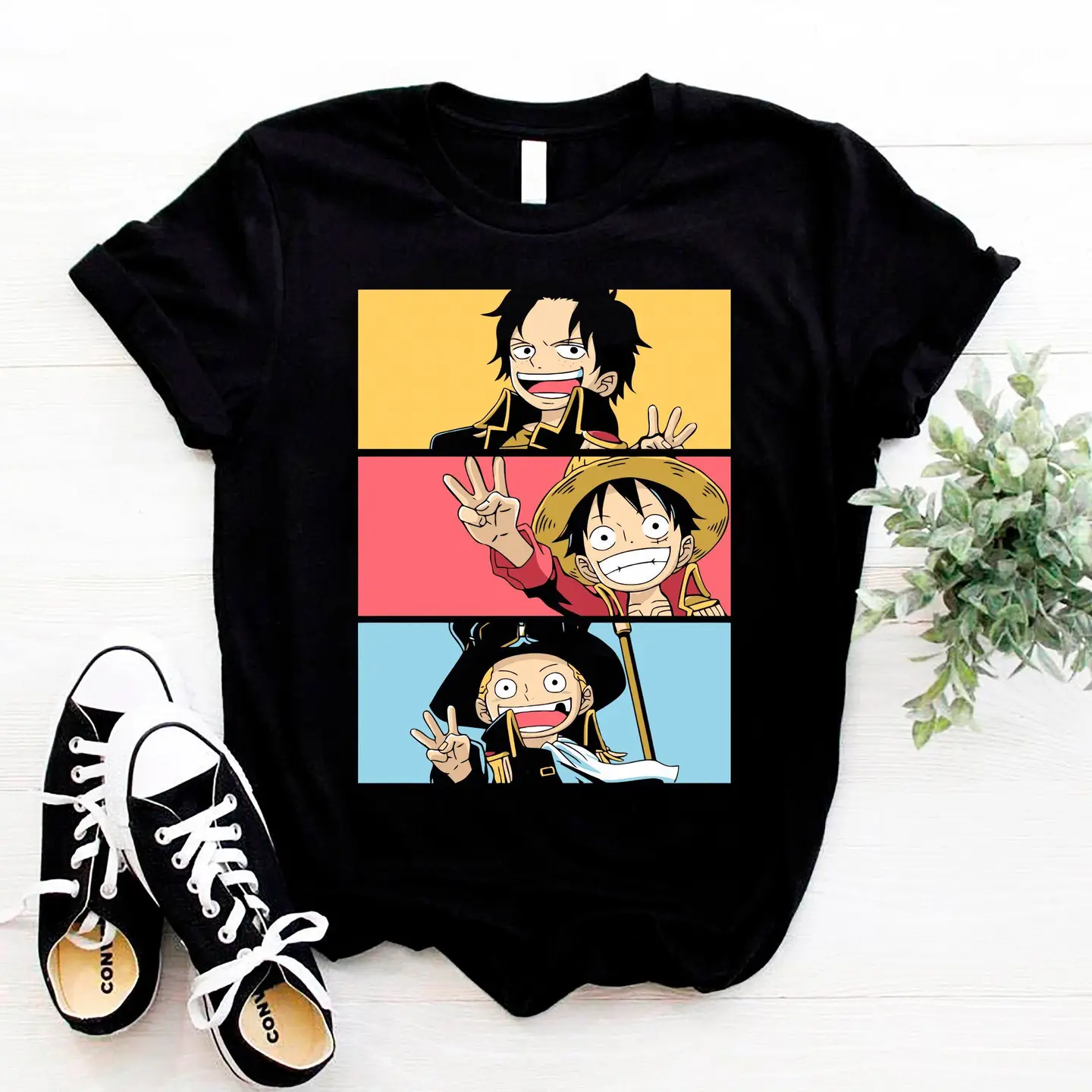 T-SHIRT: One Piece - 3 Brothers (Luffy, Ace, Sabo)