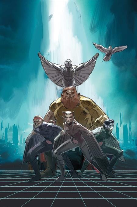 THUNDERCATS X SILVERHAWKS THUNDERHAWKS #1 CVR O INC 1:40 MARCO FAILLA VIRGIN VAR