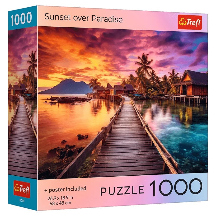 Trefl Red: 1000pc Jigsaw - Sunset Over Paradise