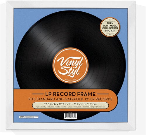 Vinyl Styl: 12" Vinyl Record Display Frame - White