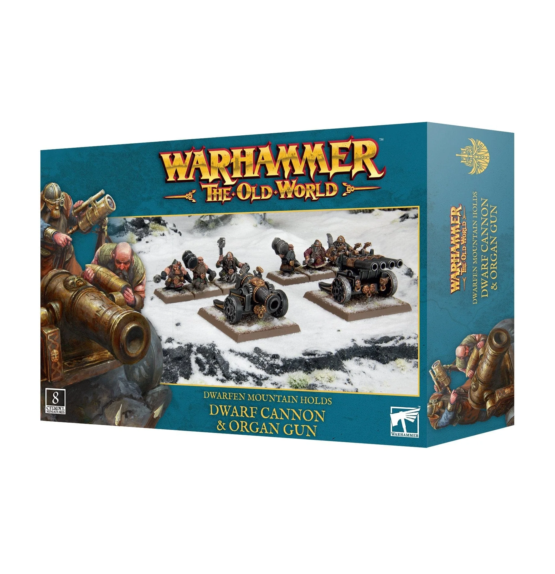 Warhammer 40K - DWARFEN M/HOLDS:DWARF CANNON & ORGAN GUN