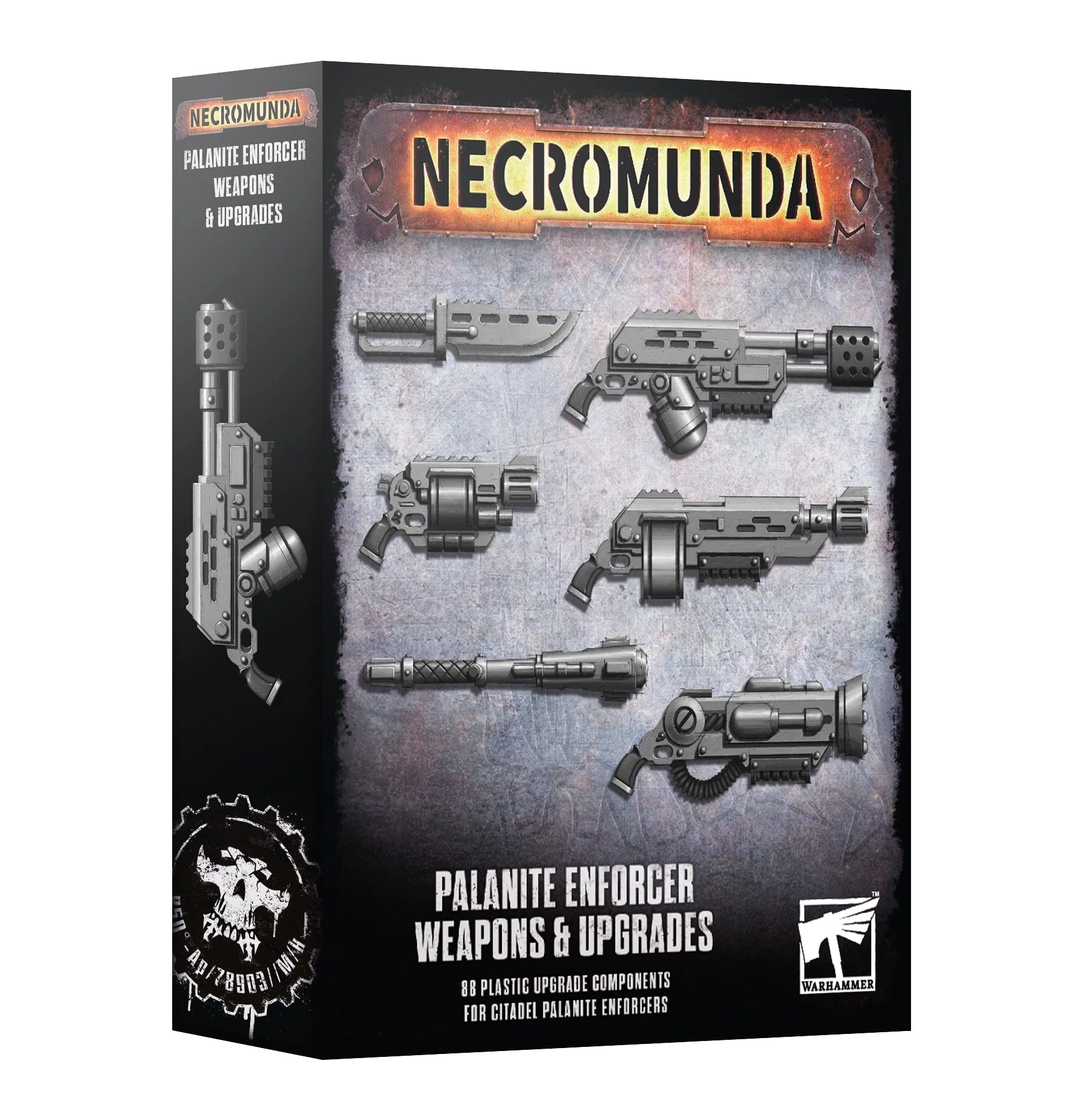 Warhammer - Necromunda Palanite Enforcer Weapons and Upgrades