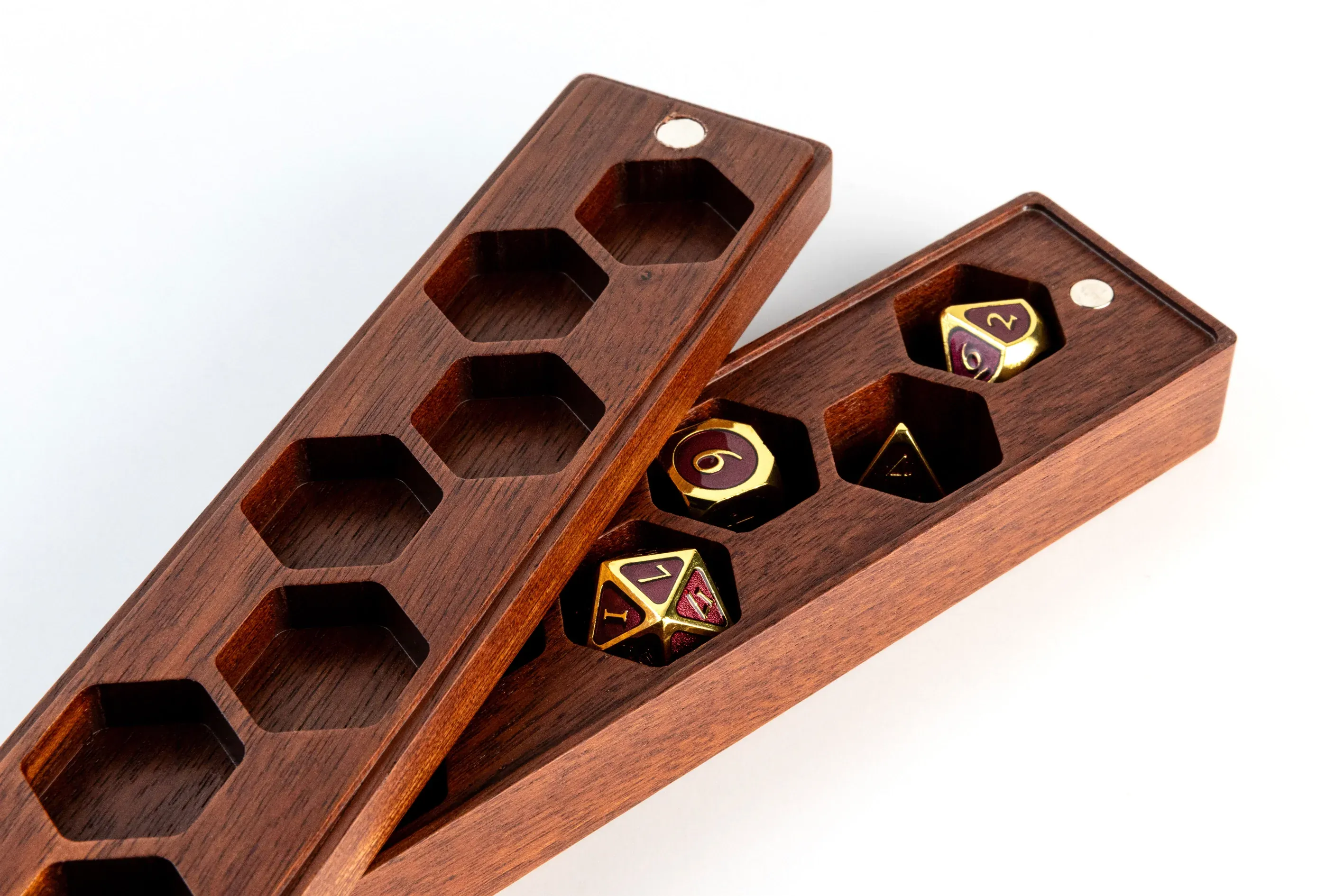 Wood Dice Vault - Purple Heart